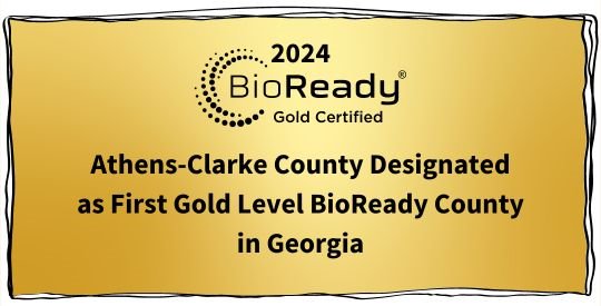Athens-Clarke County designated as first gold level BioReady County in Georgia