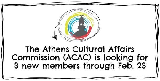 Athens Cultural Affairs Commission logo and text