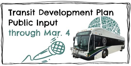 ACC Transit Bus on transparent background with hand drawn teal microphone