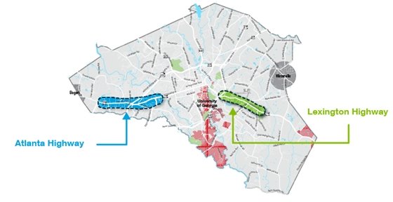 Atlanta Highway & Lexington Highway Corridors