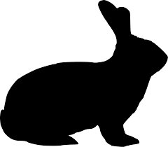 Rabbit silhouette