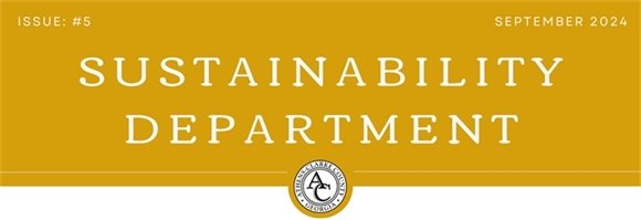 Issue #5 September 2024 Athens-Clarke County Sustainability Department Newsletter