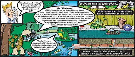 Stormwater Hotline Comic Image