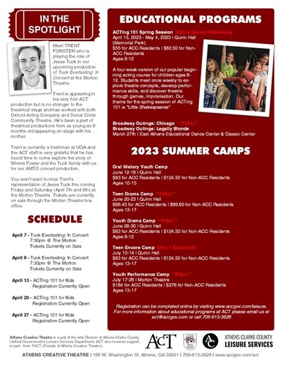 Spotlight ACT Newsletter Page 2