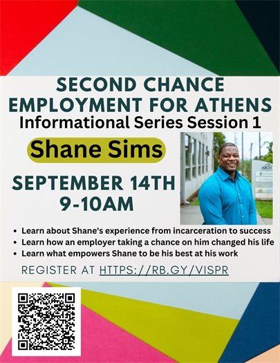 Flyer about the event with link to a page with more detailed information.