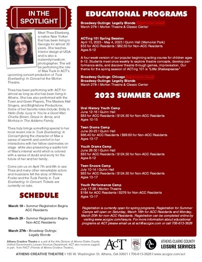 Spotlight ACT Newsletter Page 2