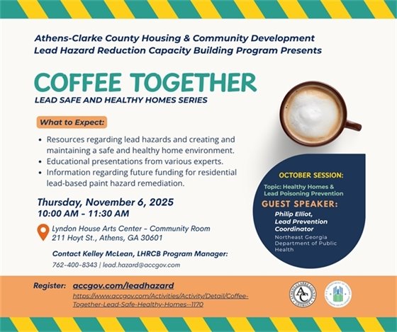English version of the flyer for the Coffee Together learning series