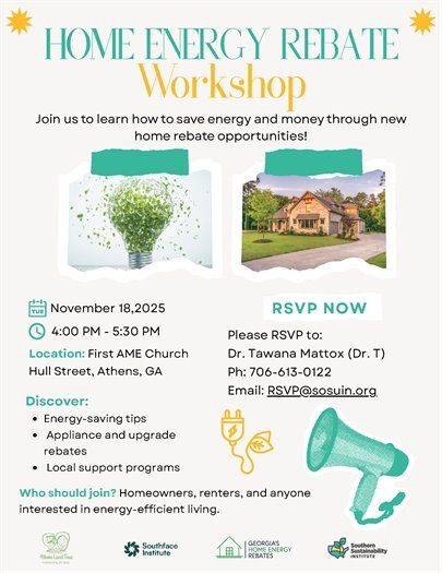 Home Energy Rebate Workshop Flyer