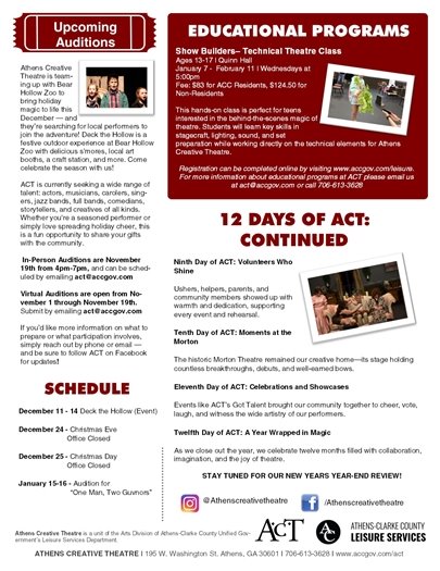 Page 2 of Newsletter