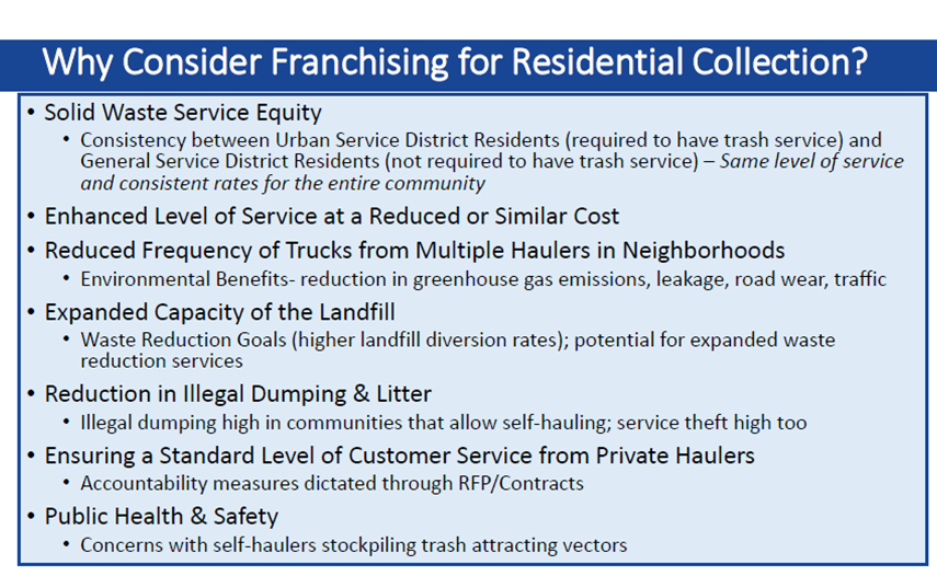 Why Franchised Hauling