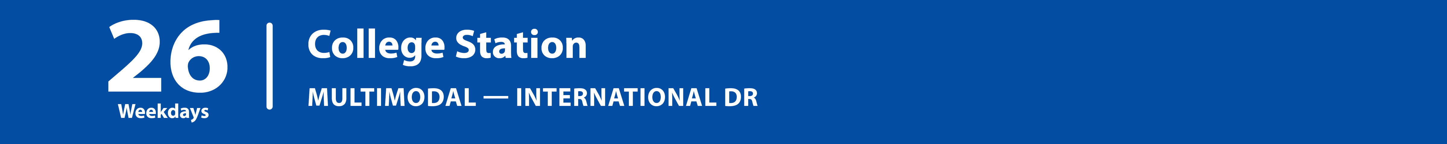 Route 26, College Station