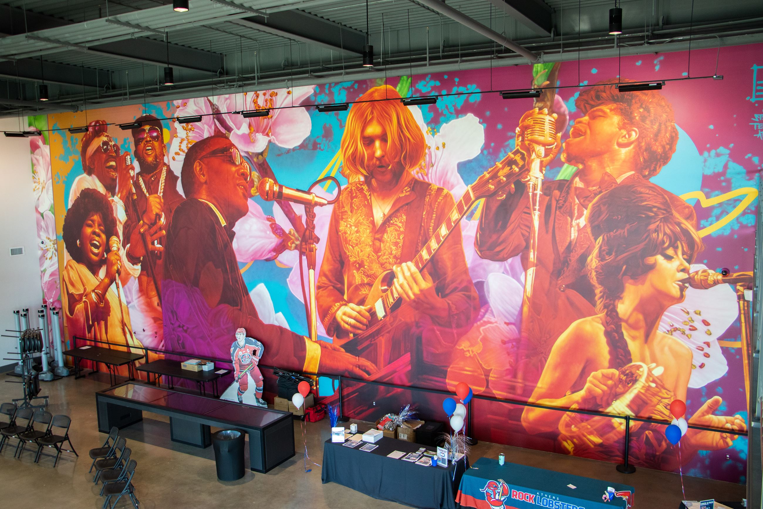 Classic Center Arena Georgia Music History Mural