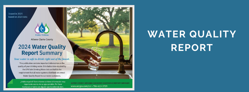 Water Quality Report website banner