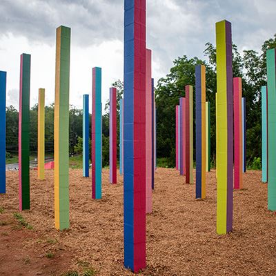 Public Art Rainbow Forrest