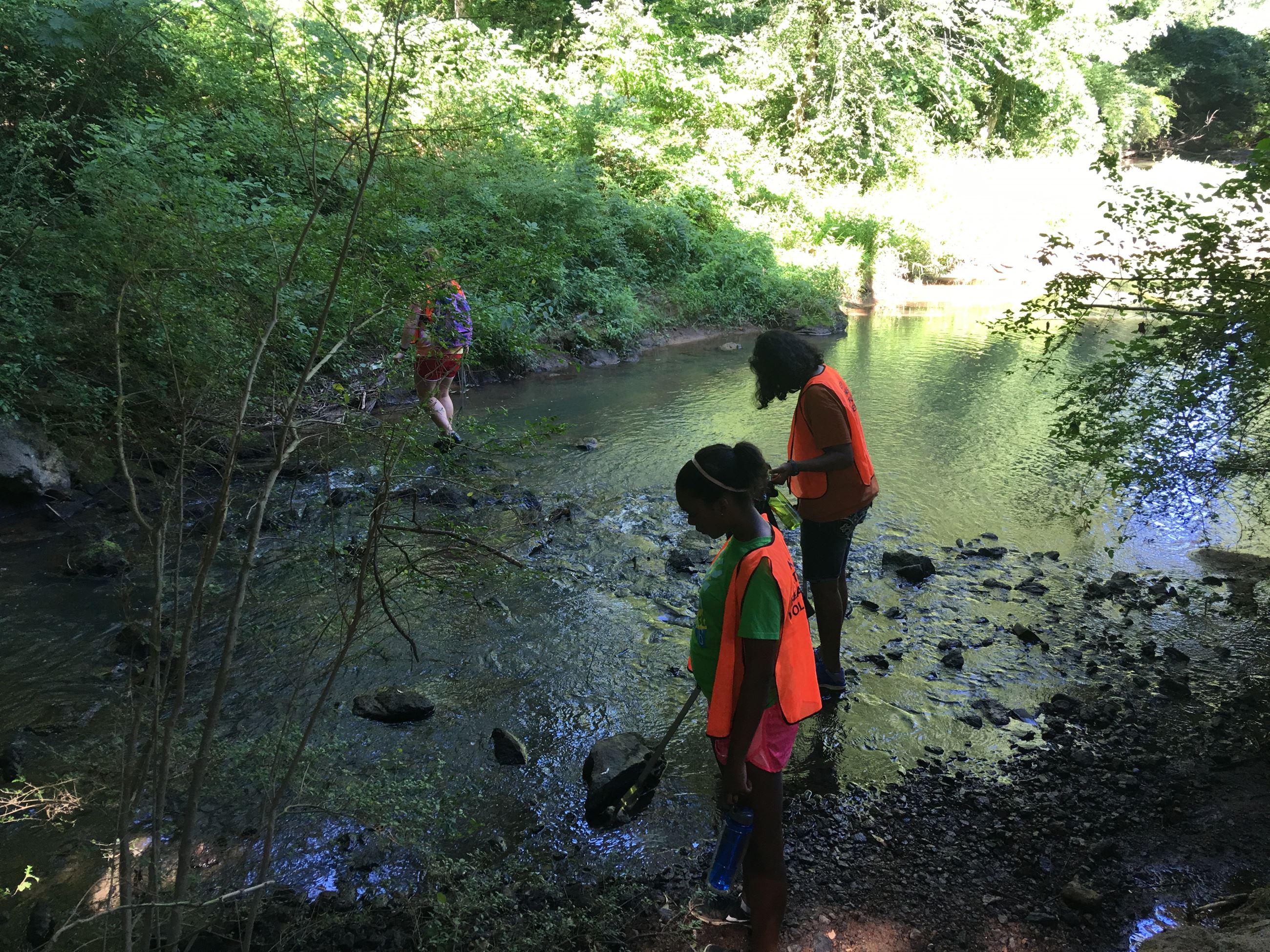 Trail Creek cleanup