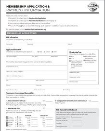 Toastmaster Membership Application