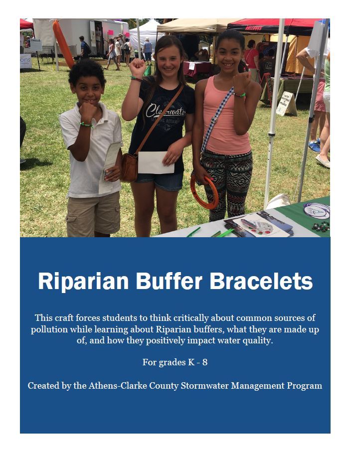 riparian buffer bracelets cover sheet