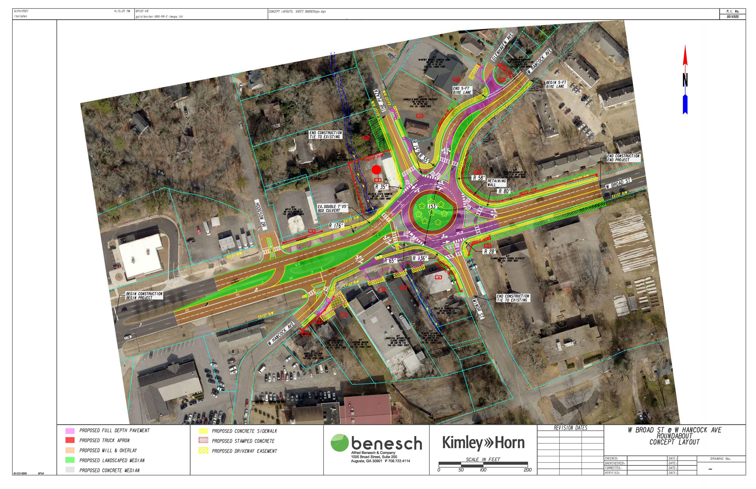 PI 0016920 West Broad Concept Layout