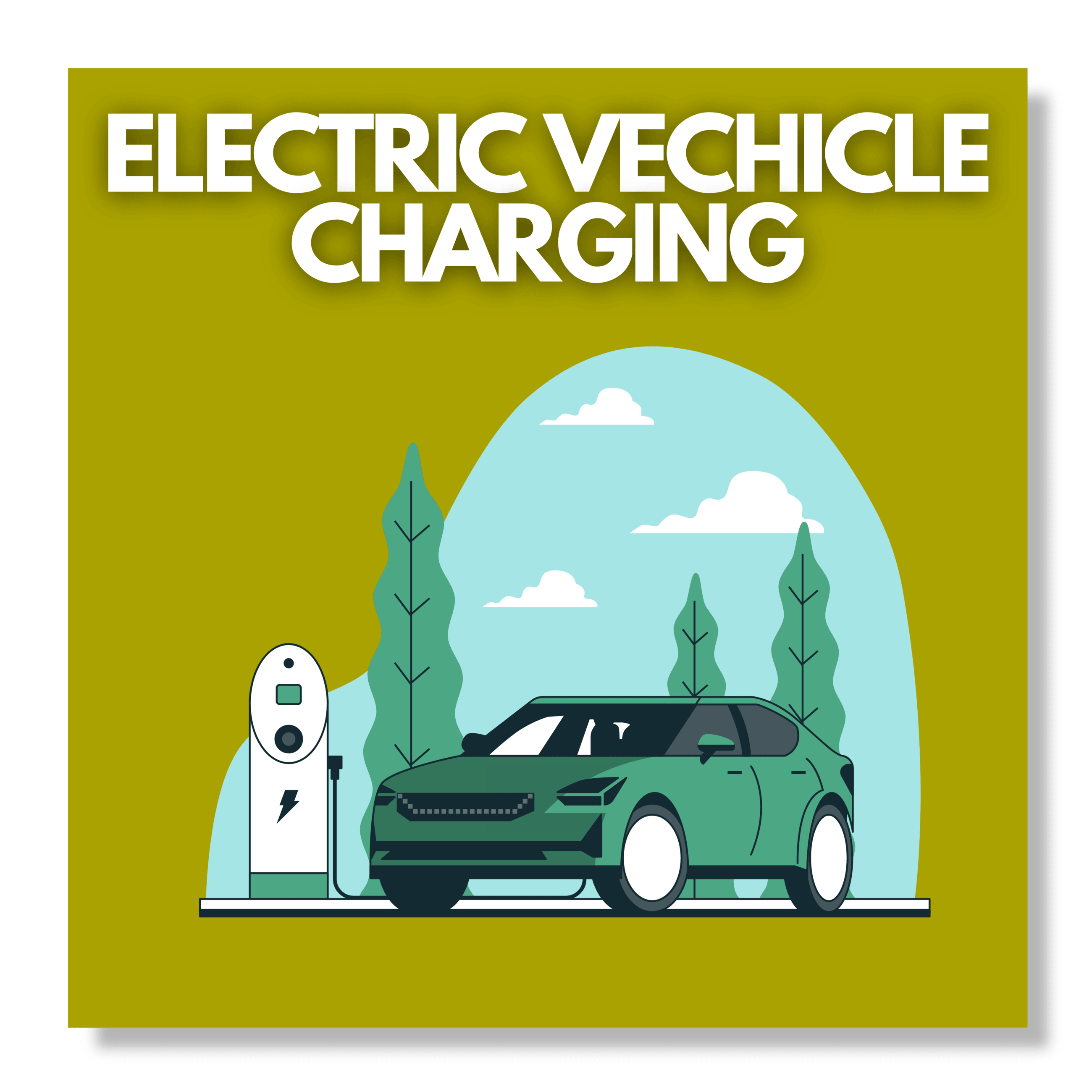 electric vehicle charging button