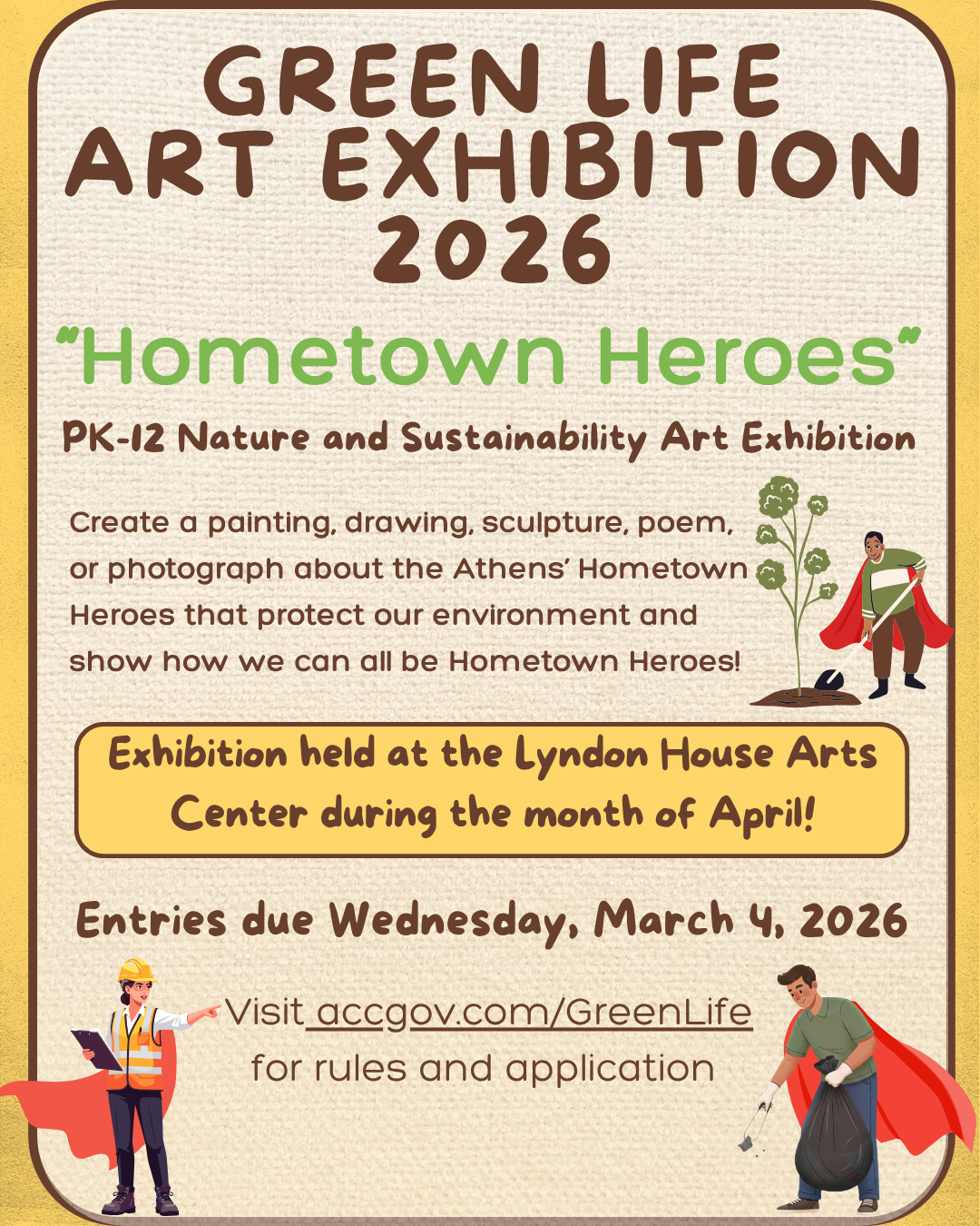 Green Life Exhibition Poster