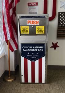 Secure Absentee Ballot Drop Box