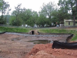 Photo of drainage improvements